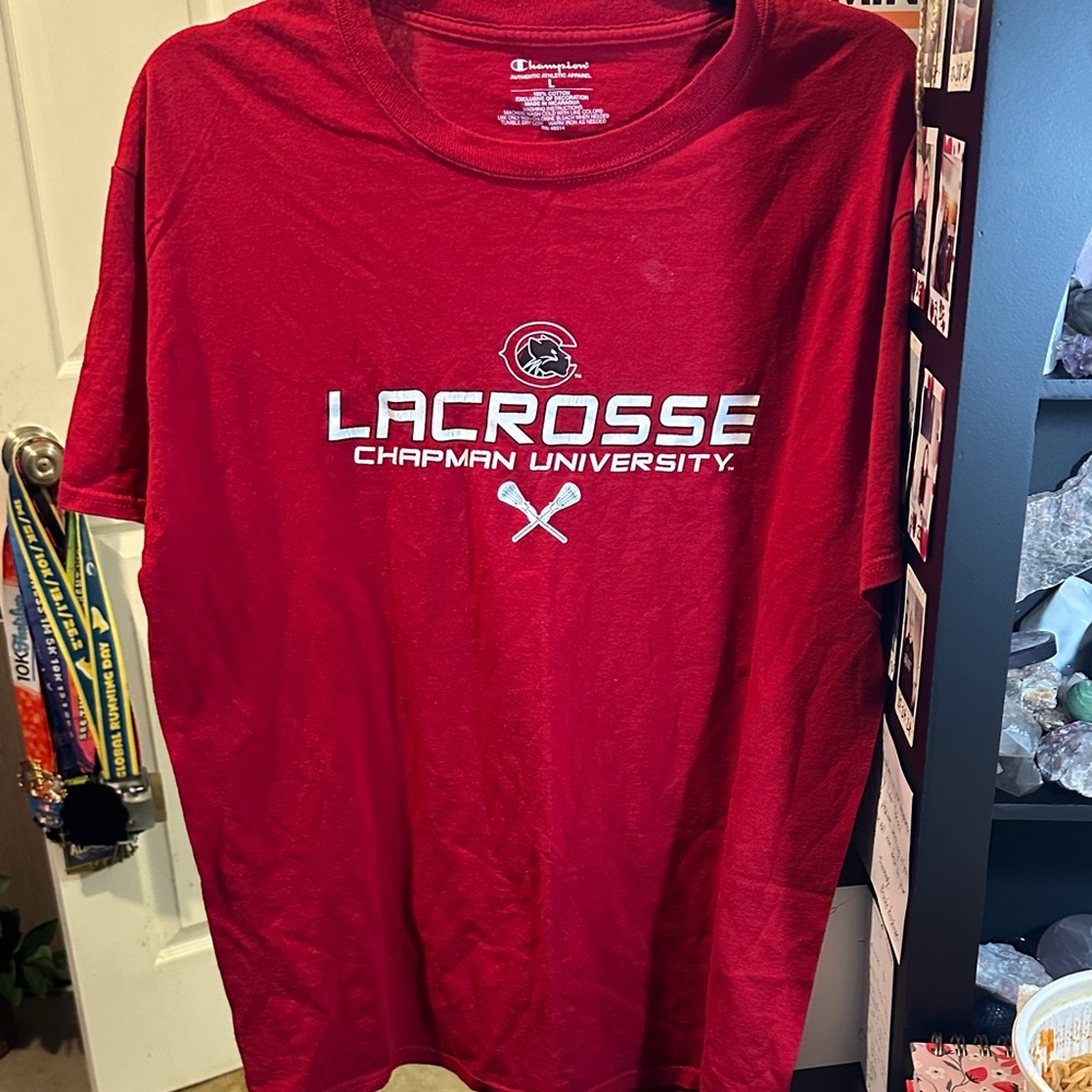 Champion Chapman University Red Lacrosse Tee